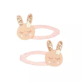 Flora Sparkle Bunny Hair Clips