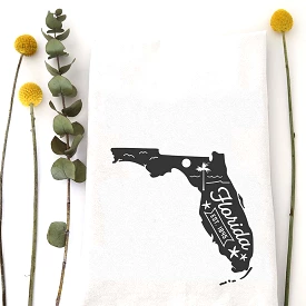 Florida Icon Dish Towel