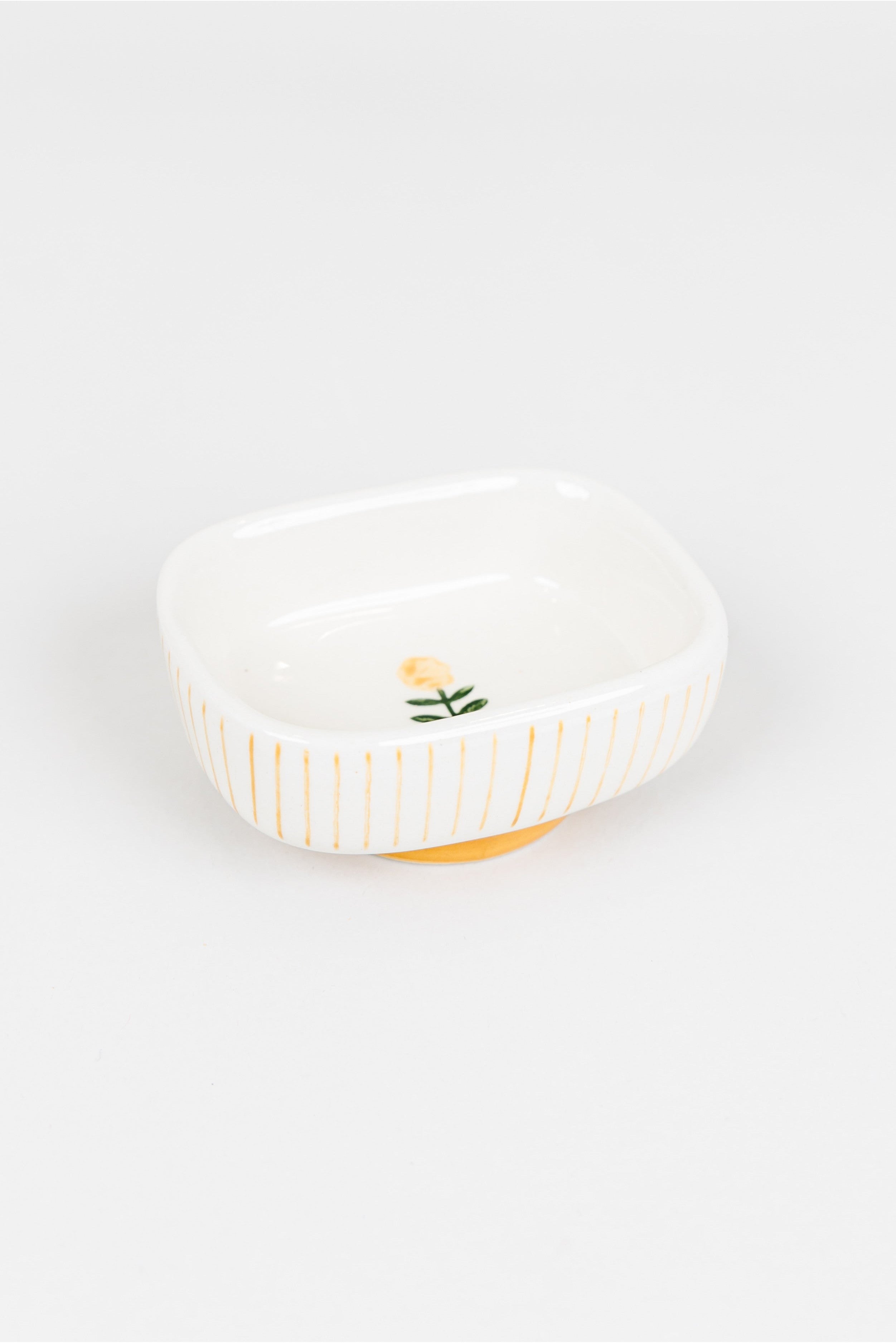 Flower & Stripe Small Dish