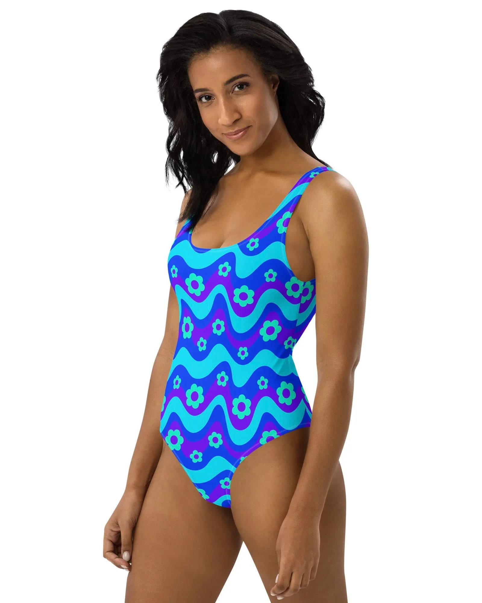 Flower Power Blue Bodysuit