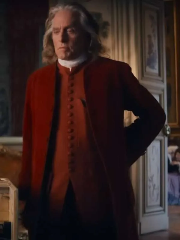 Franklin Michael Douglas Red Coat - New American Jackets