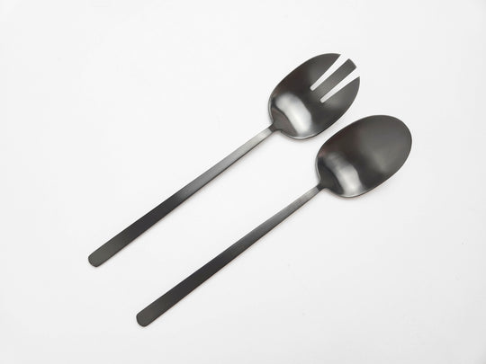 Gabel & Teller - 2 Piece Salad Server Set - Stainless Steel