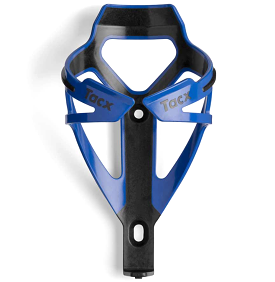 Garmin Tacx Deva Water Bicycle Bottle Bottle Cage, Polyamide / Carbon, Blue 32g