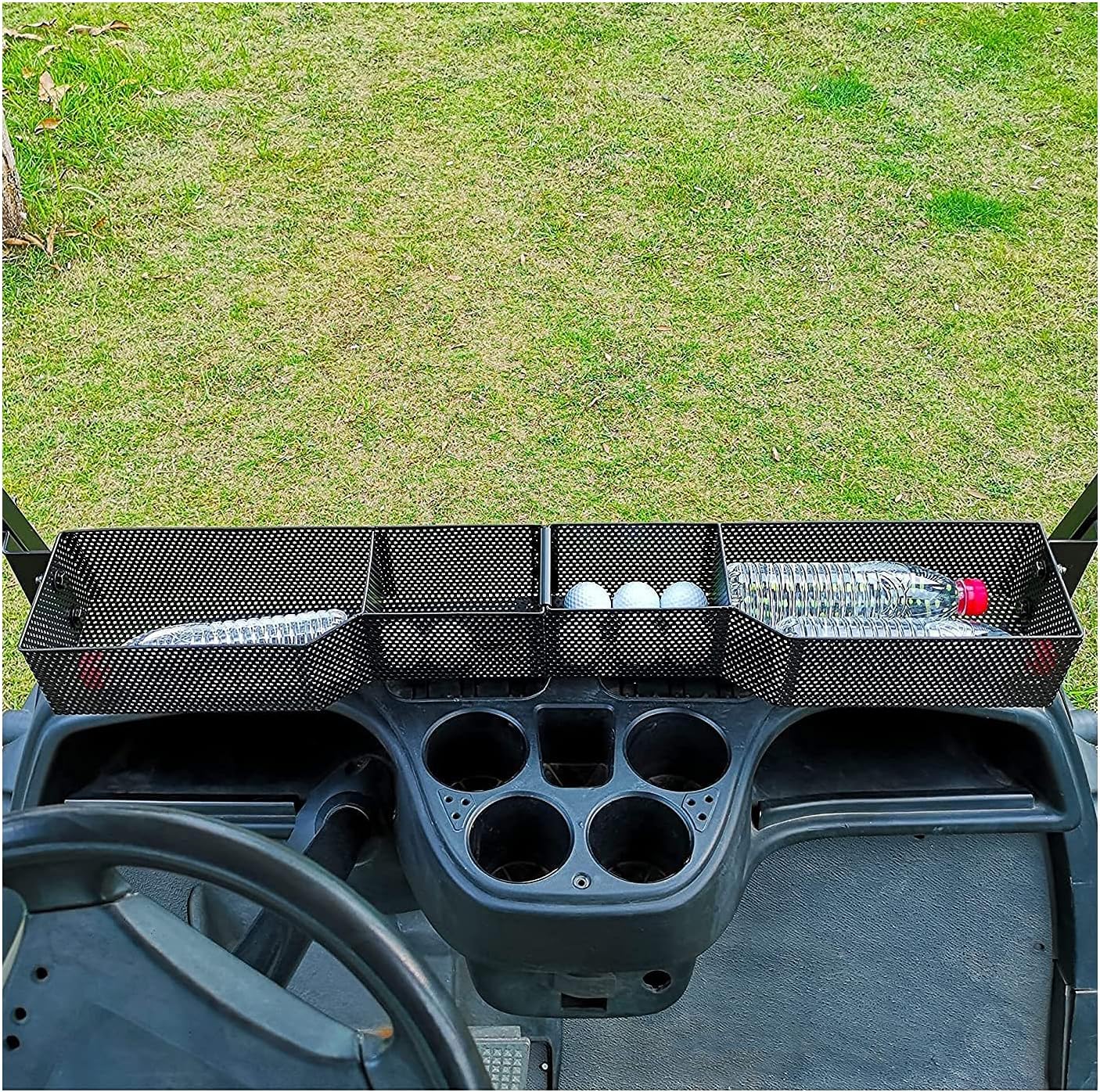 Golf cart front basket is foldable and suitable for EZGO/Club Car/Yamaha models - 10L0L