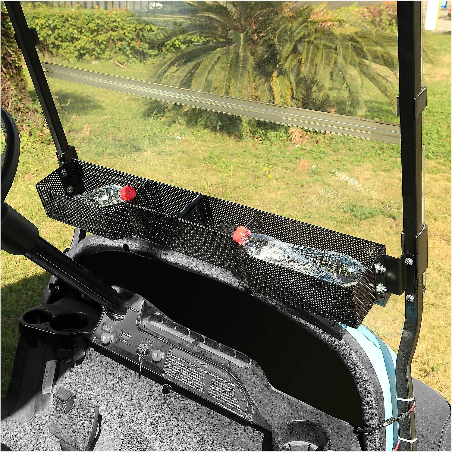 Golf cart front basket is foldable and suitable for EZGO/Club Car/Yamaha models - 10L0L