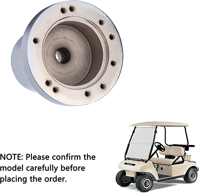 Golf Cart Steering Wheel Adapter for Club Car DS, EZGO RXV TXT, Yamaha - 10L0L