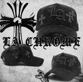 GORRA 31 HATS Los Angeles Chrome Triple Black