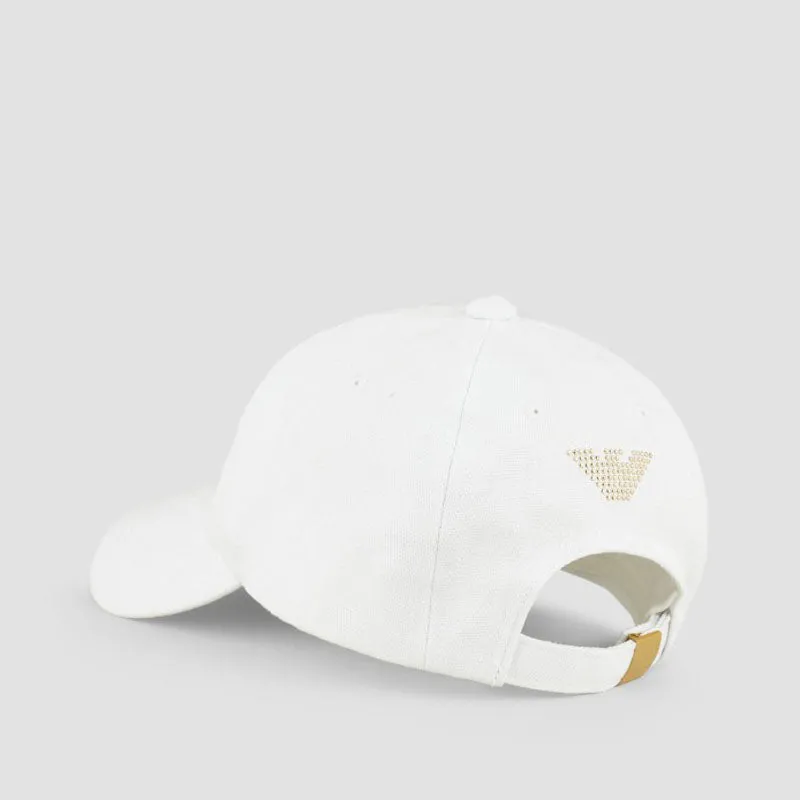 GORRA STRASS WHITE