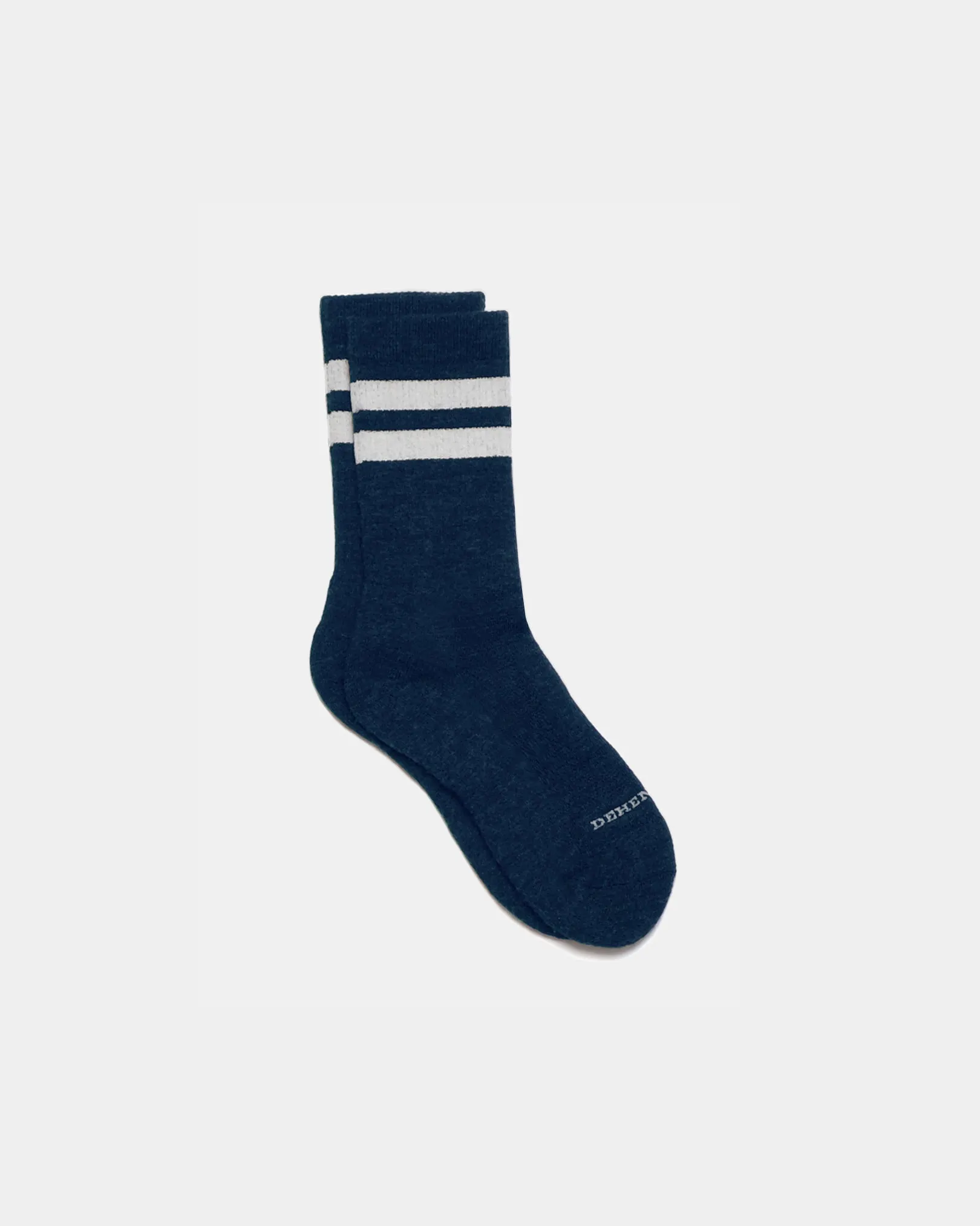 Heavy Duty Wool Socks Navy Off White