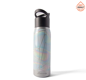 Irridescent Originals Water Bottle w/Black Cap Made in USA by Liberty Bottleworks AlumBottle