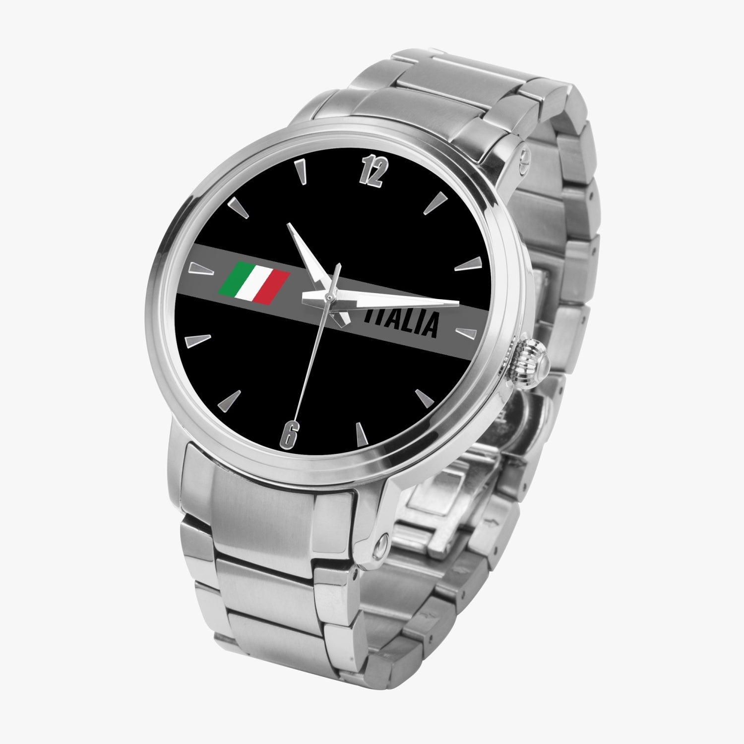 Italia Automatic Movement Watch black - Premium Stainless Steel