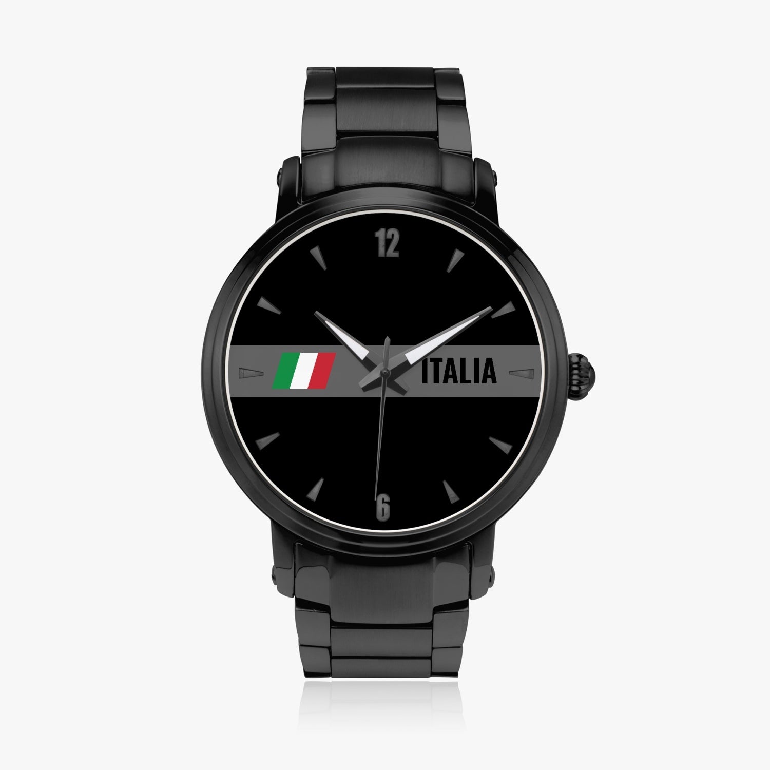 Italia Automatic Movement Watch black - Premium Stainless Steel