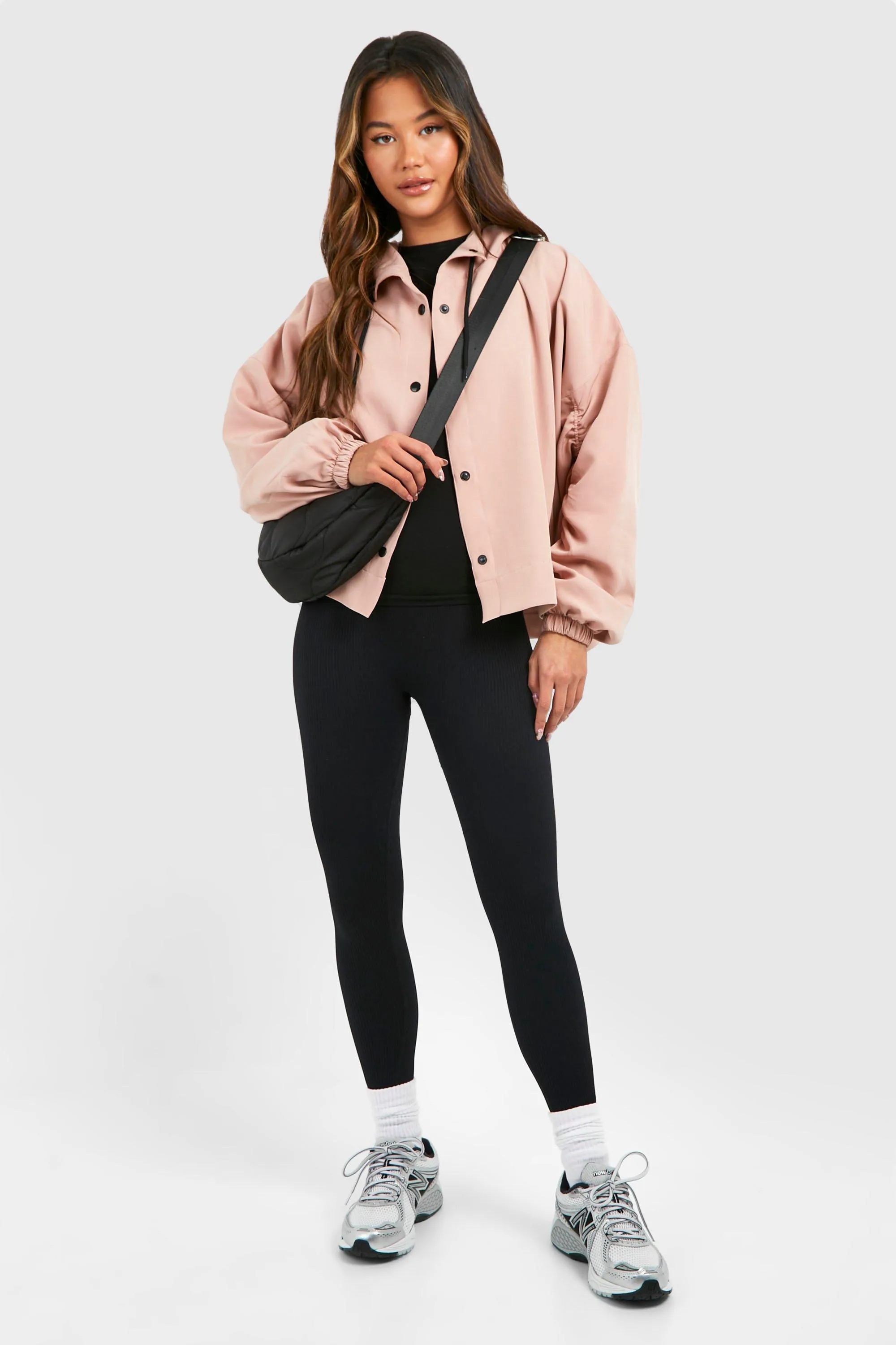 Jackets & Coats | Pocket Detail Hooded Jacket | boohoo