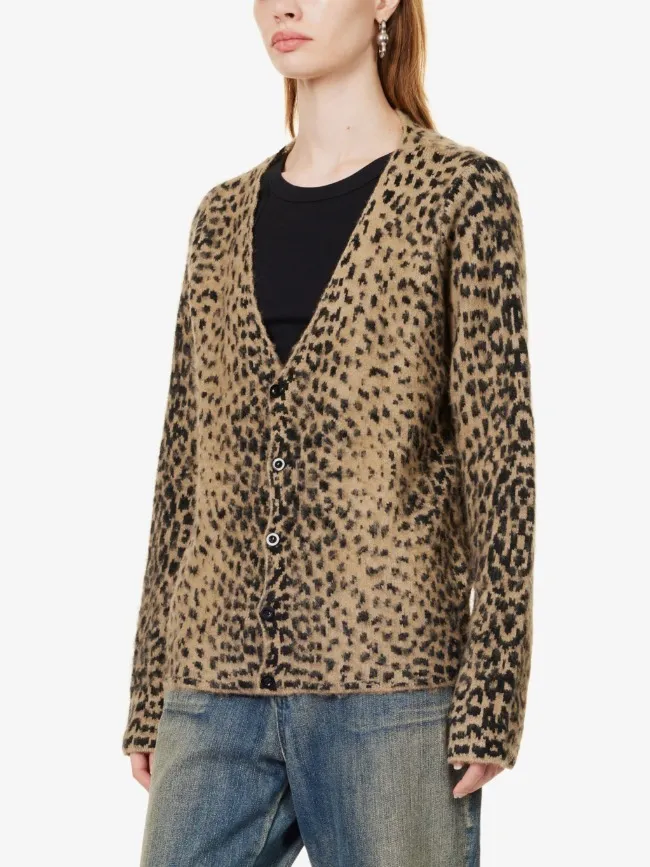 JADED LONDON  |Leopard Patterns Casual Style Elegant Style Cardigans