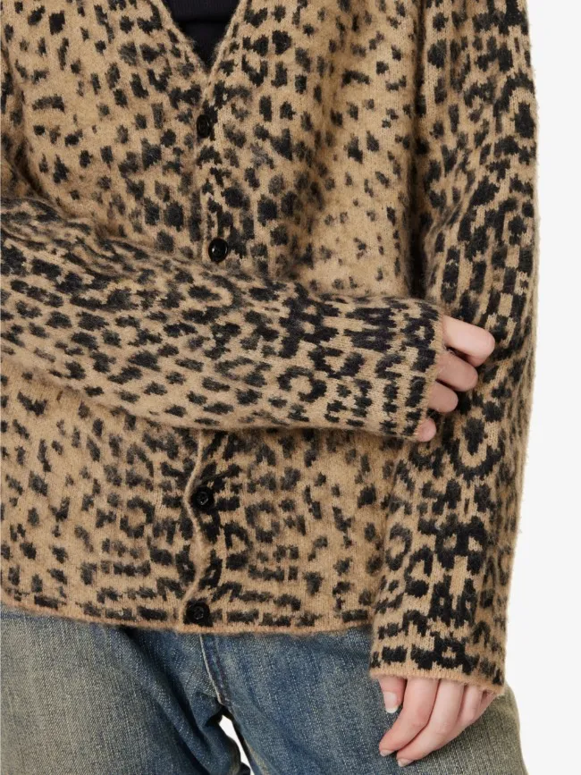 JADED LONDON  |Leopard Patterns Casual Style Elegant Style Cardigans