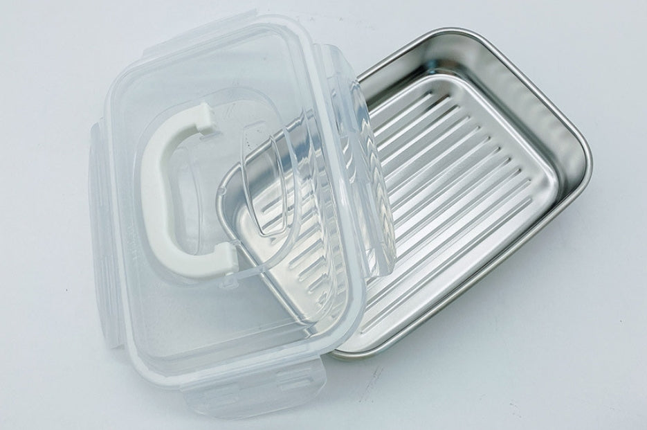 Kim Soo Mi ILIVING Wave Stan Sealed Handy Flat Type Food storage Containers kitchen Utensil