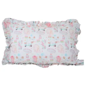 London frilly pillowcase