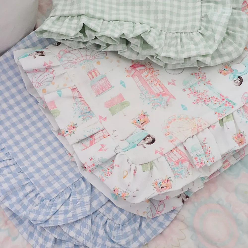 London frilly pillowcase