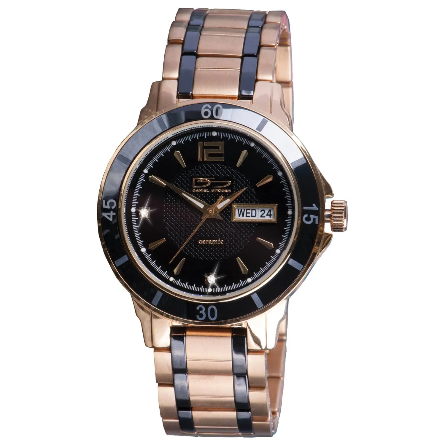 Mayfair Ceramic Golden Glow Watch