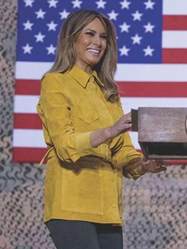 Melania Trump Yellow Jacket - New American Jackets