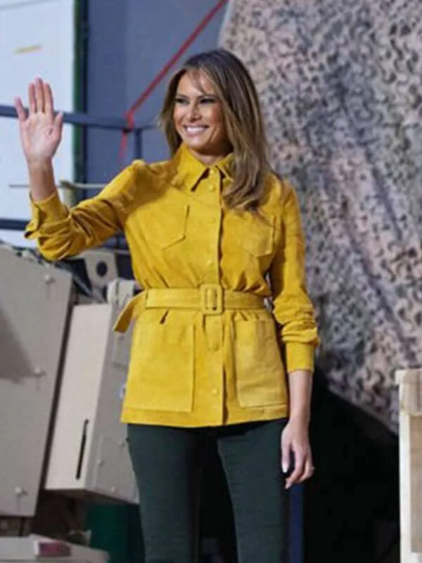 Melania Trump Yellow Jacket - New American Jackets