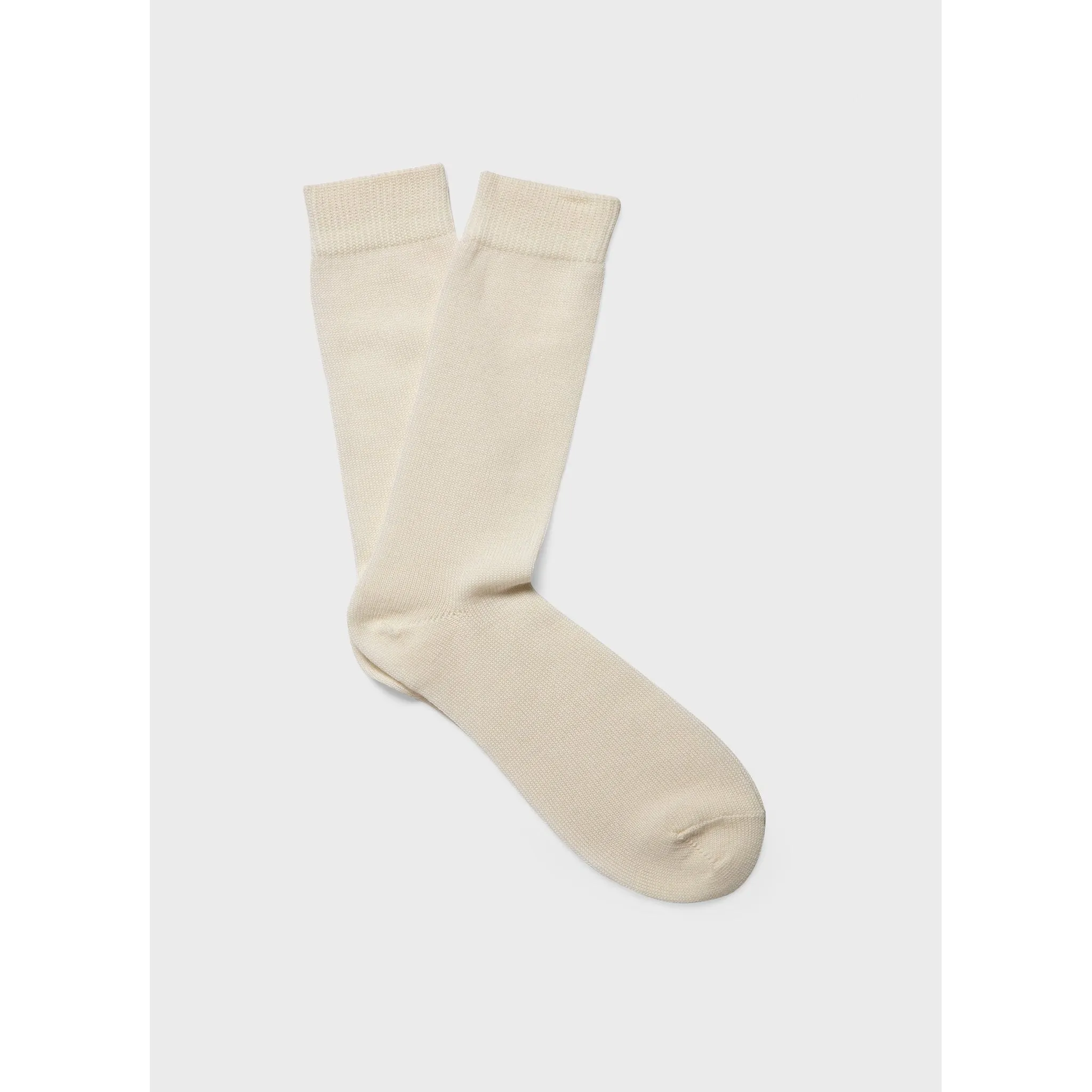 Merino Wool Socks | Men | Ecru Twist