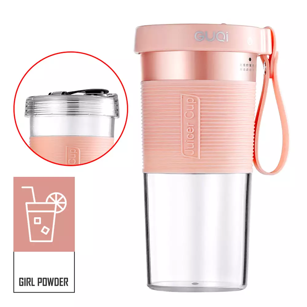 Mini USB Rechargeable Portable Blender Electric Fruit Juicer Kitchen Smoothie Maker Lightweight Sports Bottle Multifunction Blen