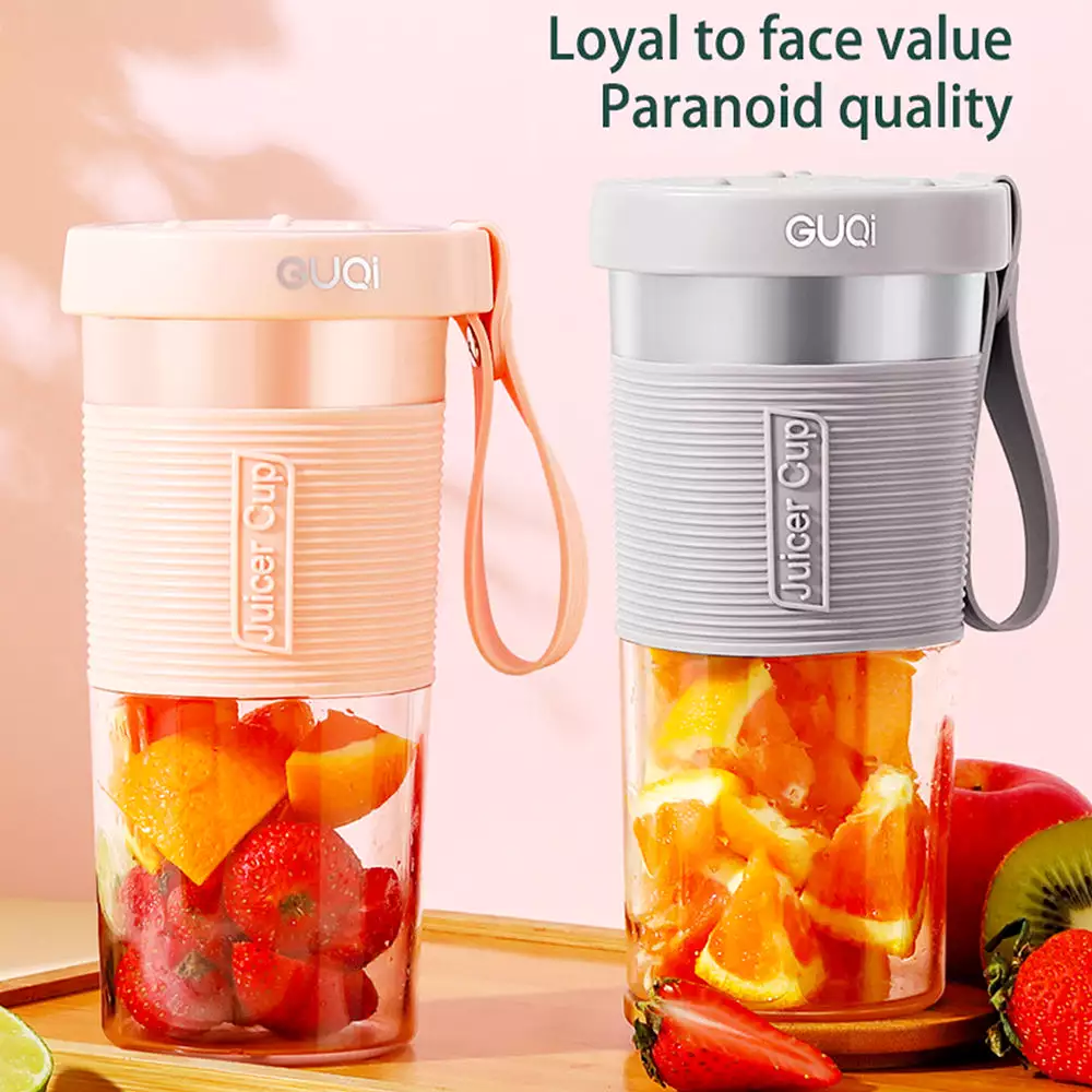 Mini USB Rechargeable Portable Blender Electric Fruit Juicer Kitchen Smoothie Maker Lightweight Sports Bottle Multifunction Blen