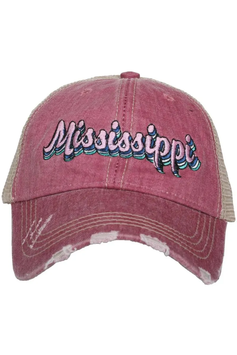 Mississippi Layered Trucker Hats