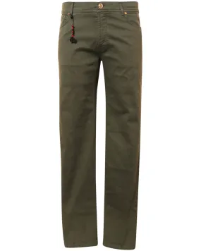 Nerano Denim 5 Pocket Pant in Olive