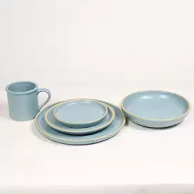 NEW! Greystone BROOKLINE Dinner Set for Four by Emerson Creek Pottery Made in USA      Set, X4-2696 Brookline