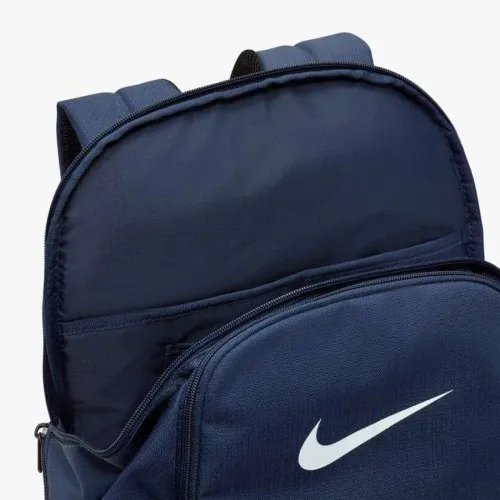 Nike Brasilia 9.5 Medium Backpack Navy  Grab your gear and get going with the Nike Brasilia Backpack. It has plenty of pockets t