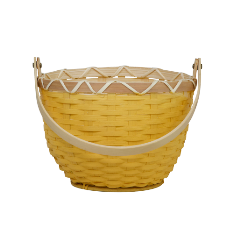 Olli Ella Small Blossom Basket - Mustard