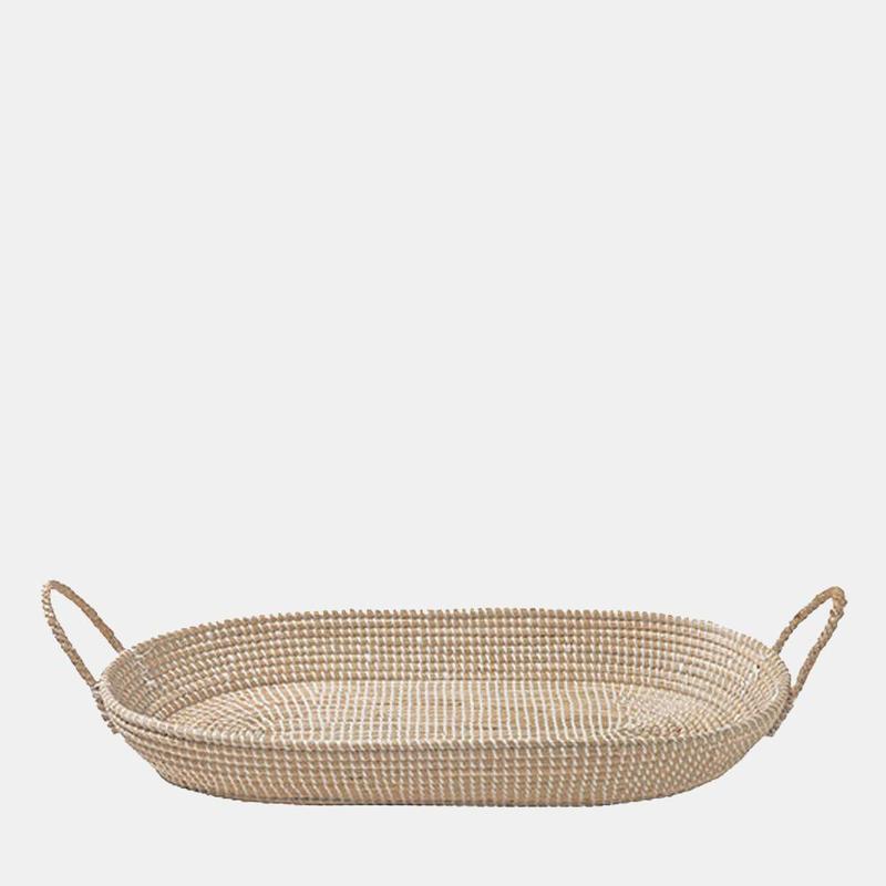 Ollie Ella Reva Seagrass Changing  Basket - Natural **Pick Up Instore Only**