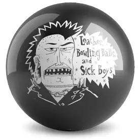 Ontheballbowling  Artist Dave Savage Sick Boys Bowling Ball