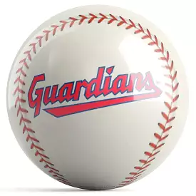 Ontheballbowling MLB Cleveland Guardians (Baseball) Bowling Ball