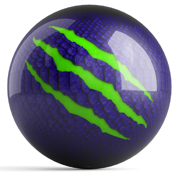 Ontheballbowling Motiv Primal Spare Purple/Lime Bowling Ball