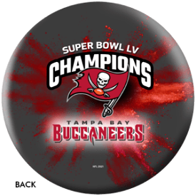 OnTheBallBowling NFL Tampa Bay Bucs Super Bowl LV Champions Bowling Ball