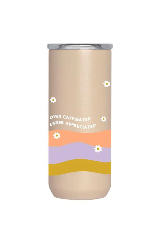 Over Caffeinated Stainless Tumbler