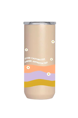 Over Caffeinated Stainless Tumbler