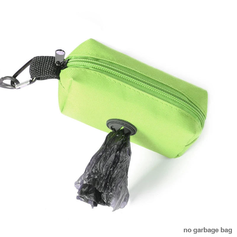 Pet Puppy Cat Pick Up Poop Bag Dispenser Portable Dog Poop Waste Bag Holder Outdoor Pets Supplies Garbage Bags Organizer