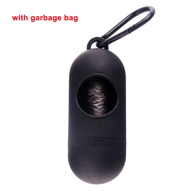 Pet Puppy Cat Pick Up Poop Bag Dispenser Portable Dog Poop Waste Bag Holder Outdoor Pets Supplies Garbage Bags Organizer