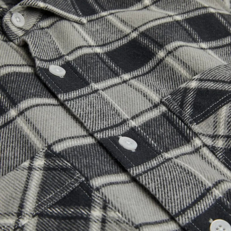 Polar Skate Co. Flannel Shirt (Black)