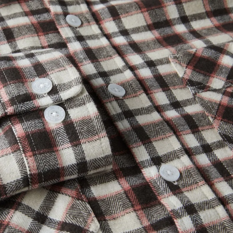 Polar Skate Co. Flannel Shirt (Brown)