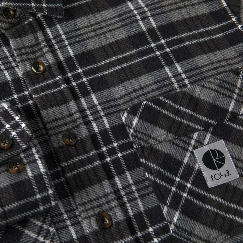 Polar Skate Co. Flannel Shirt (Graphite)