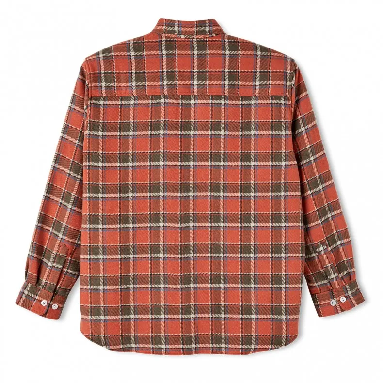 Polar Skate Co. Flannel Shirt (Orange)