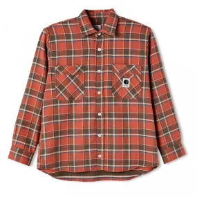 Polar Skate Co. Flannel Shirt (Orange)