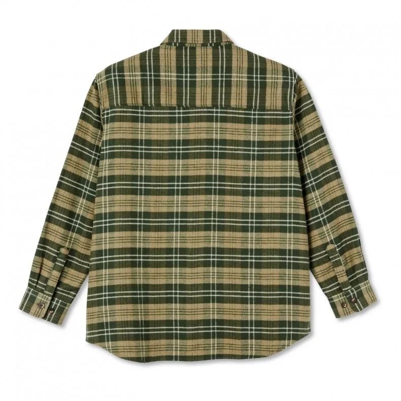 Polar Skate Co. Flannel Shirt (Uniform Green)