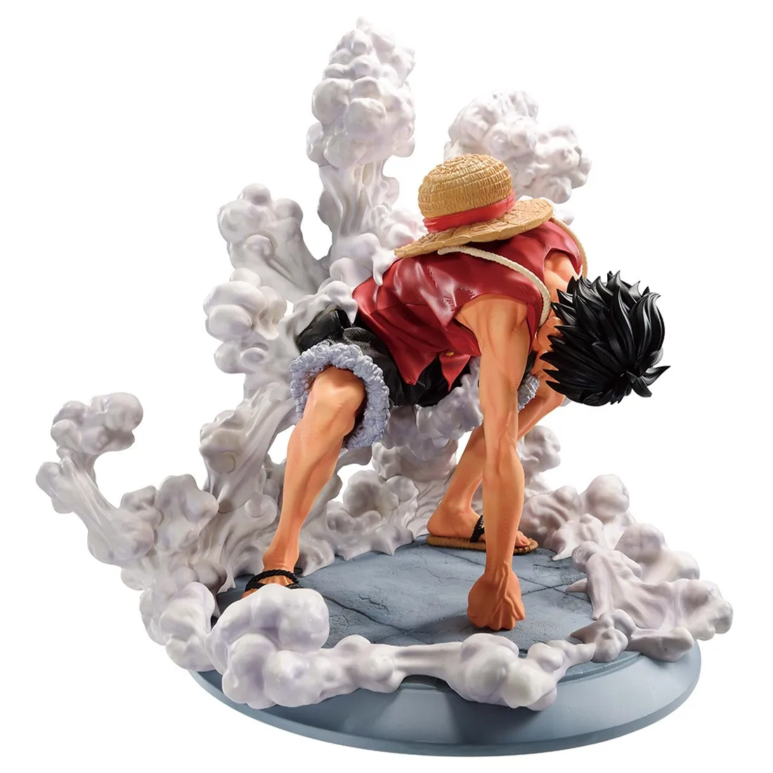 PREORDER - Bandai Masterlise Ichibansho One Piece Road to King of the Pirates Monkey D. Luffy Gear 2 Figure (white)