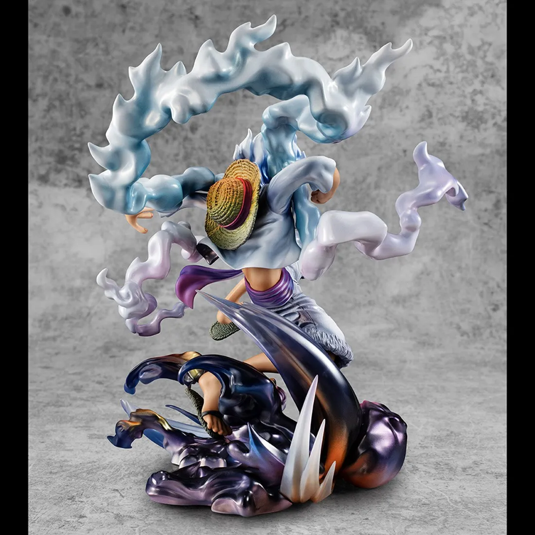 PREORDER - MegaHouse One Piece Portrait Of Pirates Wa Maximum Monkey D. Luffy Gear Five Figure (blue)